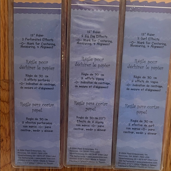 Essentials Paper Tearing RulersSet - Picture 2 of 5